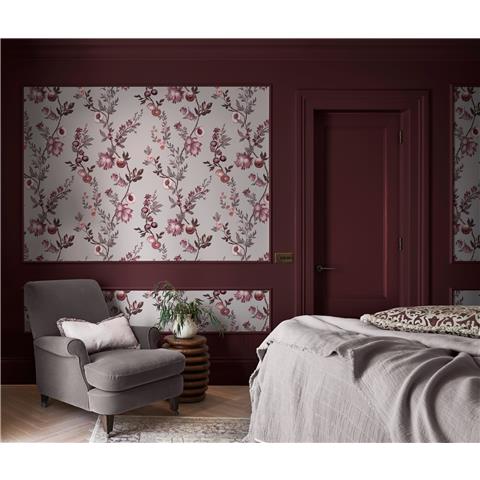 GRAHAM AND BROWN Allurium WALLPAPER 142341 pink