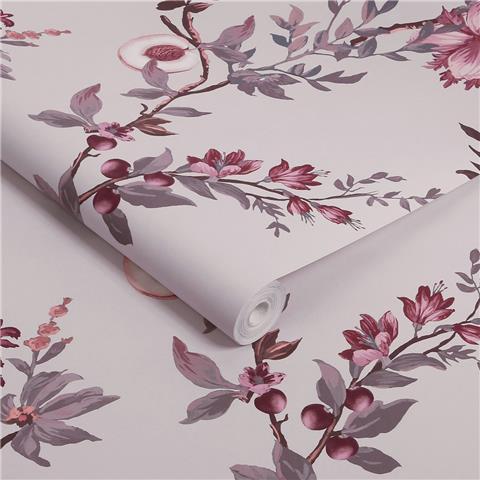 GRAHAM AND BROWN Allurium WALLPAPER 142341 pink