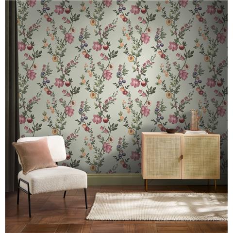 GRAHAM AND BROWN Allurium WALLPAPER 142342 Sage