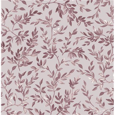 GRAHAM AND BROWN Allurium WALLPAPER Archivists leaf 142346 Pink
