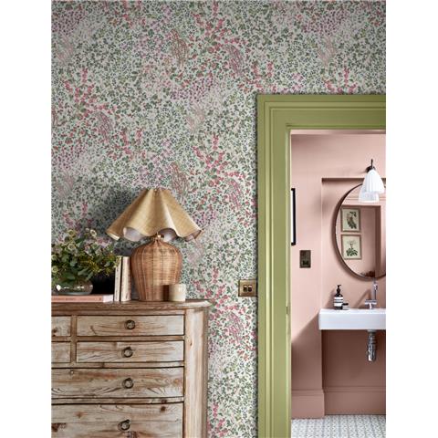 GRAHAM AND BROWN Allurium WALLPAPER Painterly Flora 142353 Day
