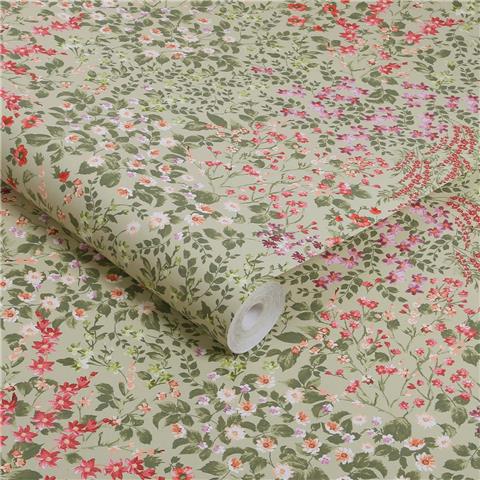 GRAHAM AND BROWN Allurium WALLPAPER Painterly Flora 142355 Sage