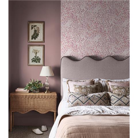 GRAHAM AND BROWN Allurium WALLPAPER Painterly Flora 142357 Pink