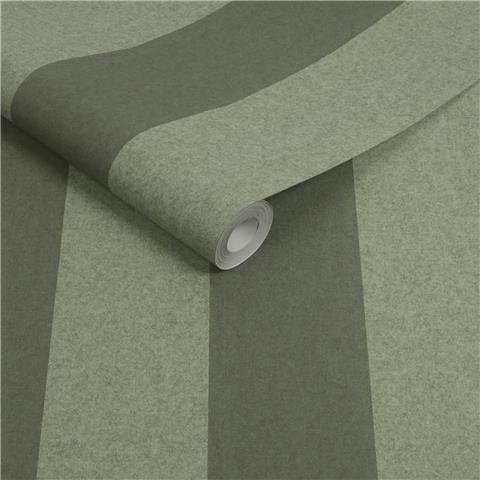 Super Fresco Easy Heirloom Regency Stripe Wallpaper 142526 Forest
