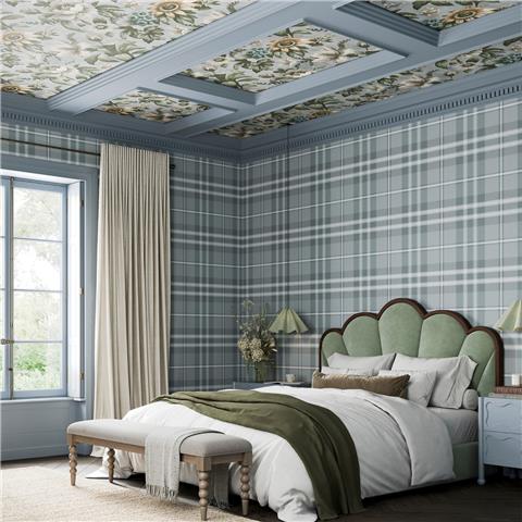 Super Fresco Easy Heirloom Eildon Plaid Wallpaper 142531 Breeze