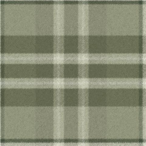 Super Fresco Easy Heirloom Eildon Plaid Wallpaper 142532 Forest