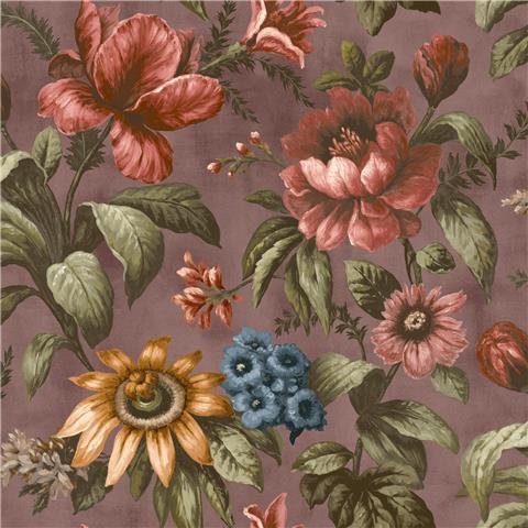 Super Fresco Easy Heirloom Gardeni Floral Wallpaper 142536 Thistle
