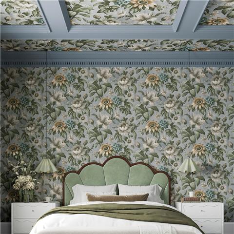 Super Fresco Easy Heirloom Gardeni Floral Wallpaper 142538 Breeze