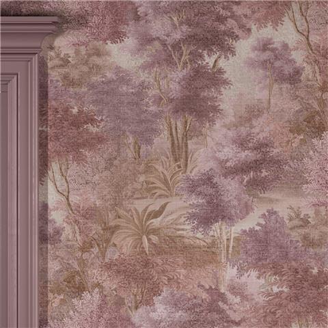 Super Fresco Easy Heirloom Sylva Forest Wallpaper 142543 Thistle