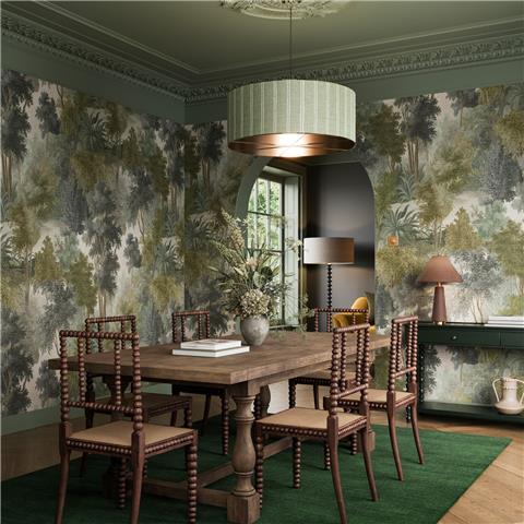 Super Fresco Easy Heirloom Sylva Forest Wallpaper 142544 Forest