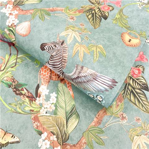 Holden Statement Safari Symphony Wallpaper 14262 Soft Teal