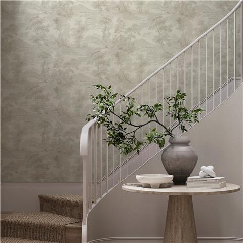 Boutique Threadscape Shibui Forest Heavyweight Vinyl Wallpaper 143028 Earth/Greige