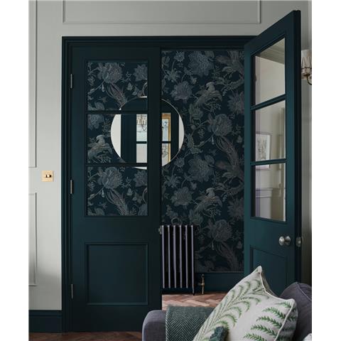 GRAHAM AND BROWN JAIPUR WALLPAPER COLLECTION ETERNAL WEAVE 143236 Twilight