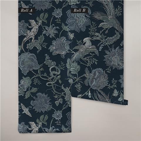 GRAHAM AND BROWN JAIPUR WALLPAPER COLLECTION ETERNAL WEAVE 143236 Twilight