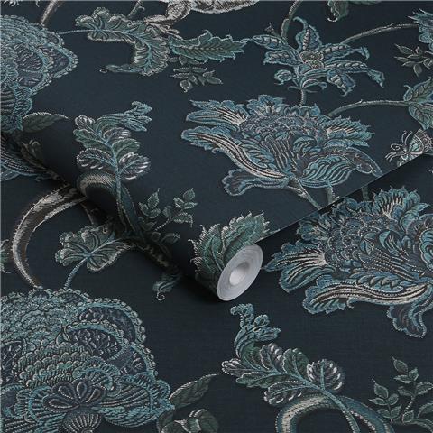 GRAHAM AND BROWN JAIPUR WALLPAPER COLLECTION ETERNAL WEAVE 143236 Twilight