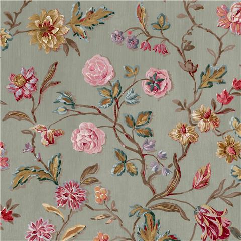 Laura Ashley Wallpaper Lingmell Trail 143320 Antique Green