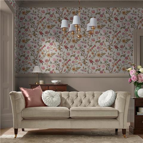 Laura Ashley Wallpaper Lingmell Trail 143321 Pale Sable