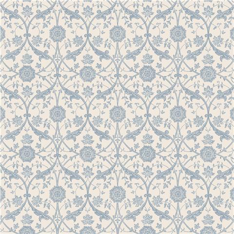 Laura Ashley Wallpaper Endale Trellis 143324 Newport Blue