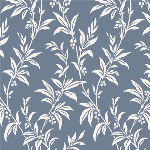 Laura Ashley Wallpaper Paxford Leaves 143326 Dark Seaspray