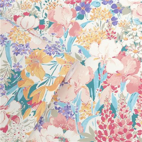 Laura Ashley Wallpaper Everingham Meadow 143328 Multi
