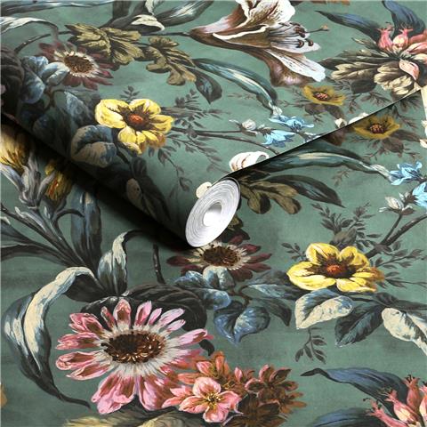 Graham and Brown Solstice Wallpaper Collection Lys 143500 Petrol