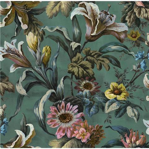 Graham and Brown Solstice Wallpaper Collection Lys 143500 Petrol