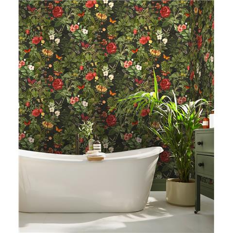 Graham and Brown Solstice Wallpaper Collection Bobnant Garden143506 Forest (2 roll set)