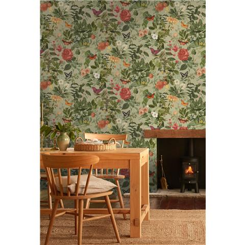 Graham and Brown Solstice Wallpaper Collection Bobnant Garden143507 Willow (2 roll set)