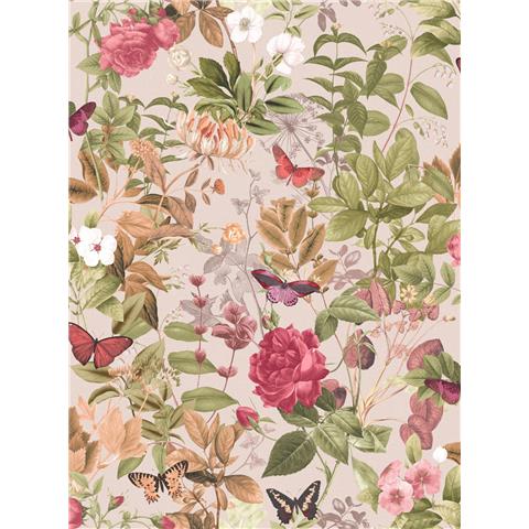Graham and Brown Solstice Wallpaper Collection Bobnant Garden143509 Rose (2 roll set)