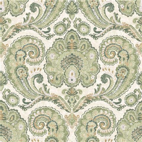 Graham and Brown Solstice Wallpaper Collection Paisley Tapestry143517 Willow
