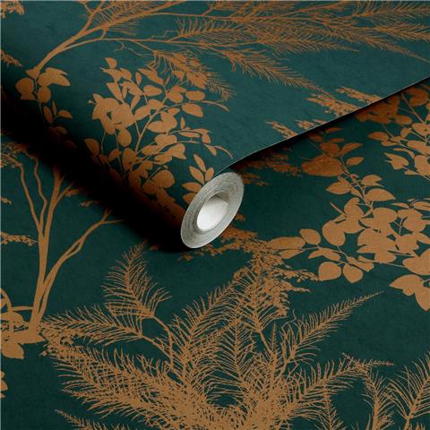 Graham and Brown Solstice Wallpaper Collection Mystic 143519 Petrol
