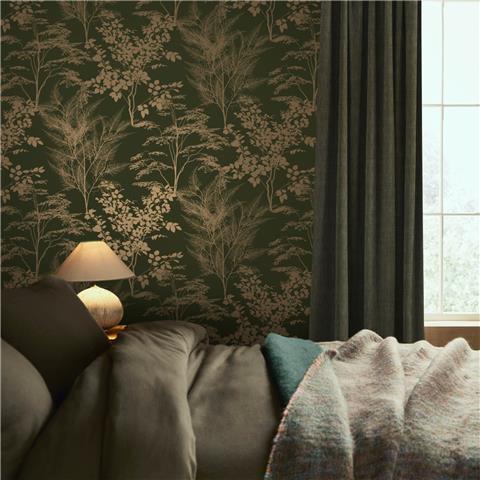 Graham and Brown Solstice Wallpaper Collection Mystic 143520 Forest