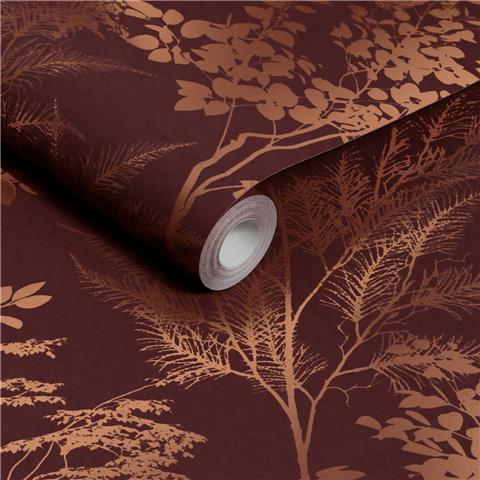 Graham and Brown Solstice Wallpaper Collection Mystic 143523 Damson