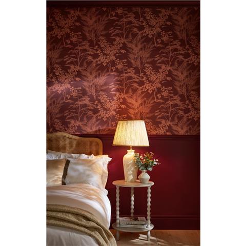 Graham and Brown Solstice Wallpaper Collection Mystic 143523 Damson
