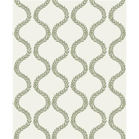 Graham and Brown Solstice Wallpaper Collection Laurel Leaf trellis 143533 Willow