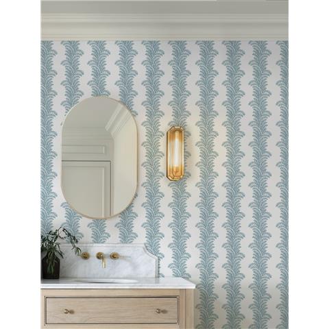 Graham and Brown Solstice Wallpaper Collection Whispering Fern 143535 Navy
