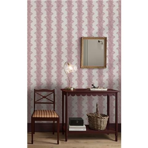 Graham and Brown Solstice Wallpaper Collection Whispering Fern 143538 Damson