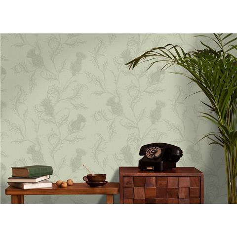 Holden Decor Glenmore Forest Thistle Wallpaper 14370 Sage