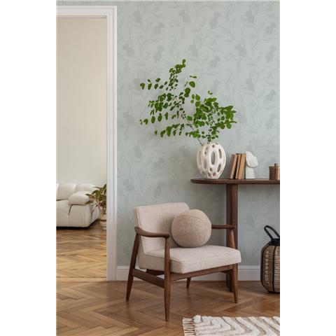 Holden Decor Glenmore Forest Thistle Wallpaper 14371 Blue