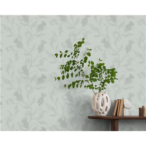 Holden Decor Glenmore Forest Thistle Wallpaper 14371 Blue