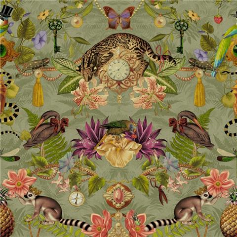 Holden Solstice Ornate Oddities Wallpaper 14411 Sage
