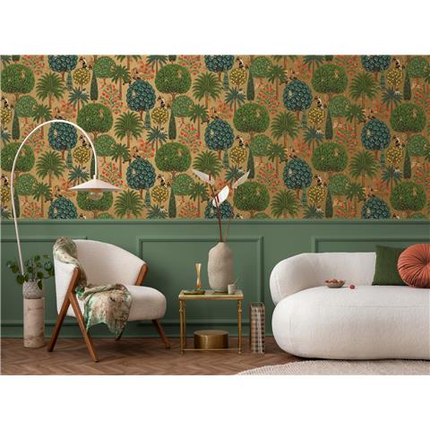 Holden Solstice Mangrove Forest Wallpaper 14420 Antique Gold