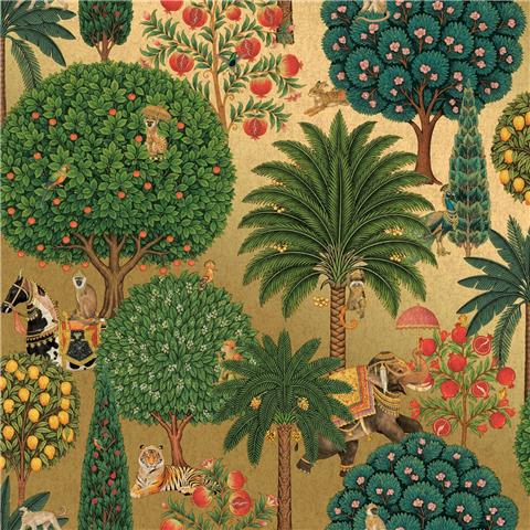 Holden Solstice Mangrove Forest Wallpaper 14420 Antique Gold