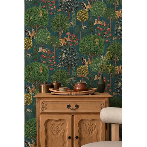 Holden Solstice Mangrove Garden Wallpaper 14421 Teal
