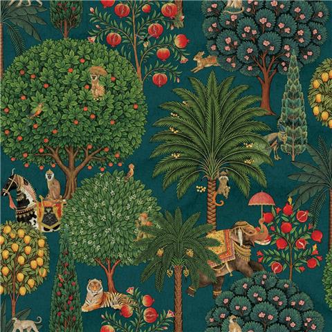 Holden Solstice Mangrove Garden Wallpaper 14421 Teal