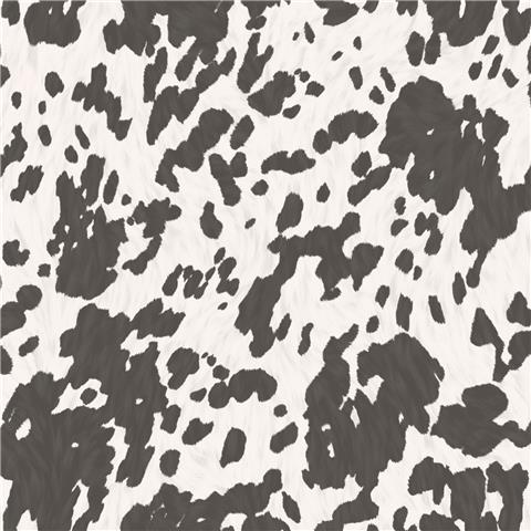 Holden Solstice Cowhide Print Wallpaper 14450 Black/White