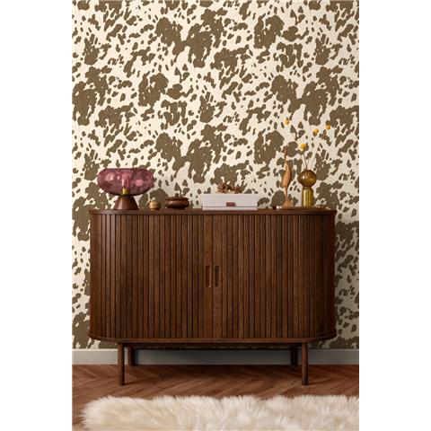 Holden Solstice Cowhide Print Wallpaper 14451 Cocoa
