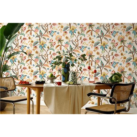 Holden Solstice Bohemian Garden Wallpaper 14470 Cream