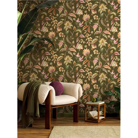 Holden Solstice Bohemian Garden Wallpaper 14471 Khaki