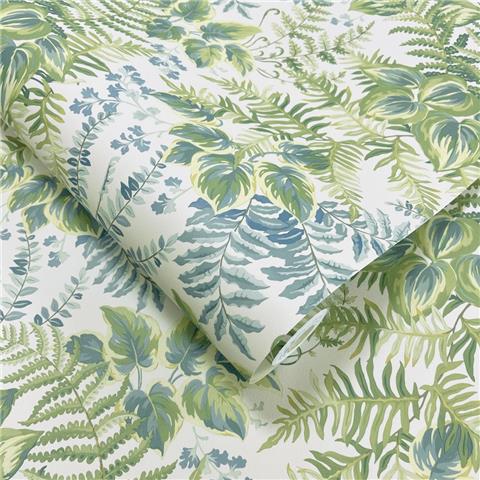 Holden Solstice Leaf Canopy Wallpaper 14482 Sky Blue